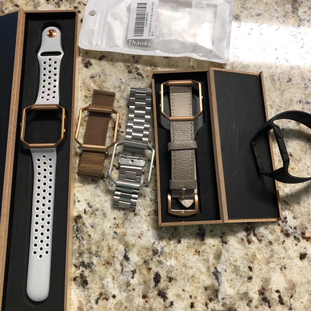 Blaze fit bit bands.